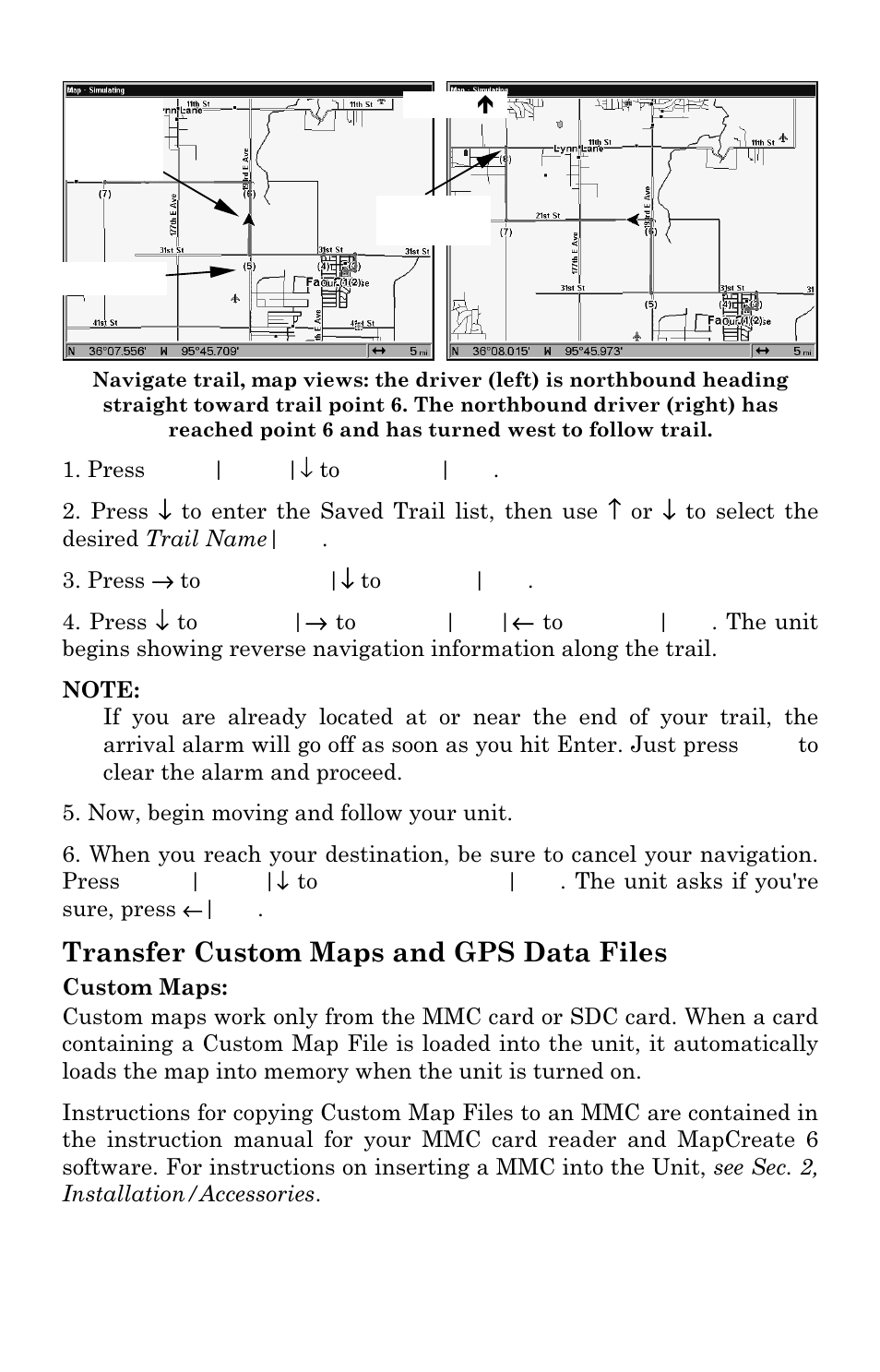 Transfer custom maps and gps data files | Eagle Electronics FISHSTRIKE 1000C User Manual | Page 127 / 204