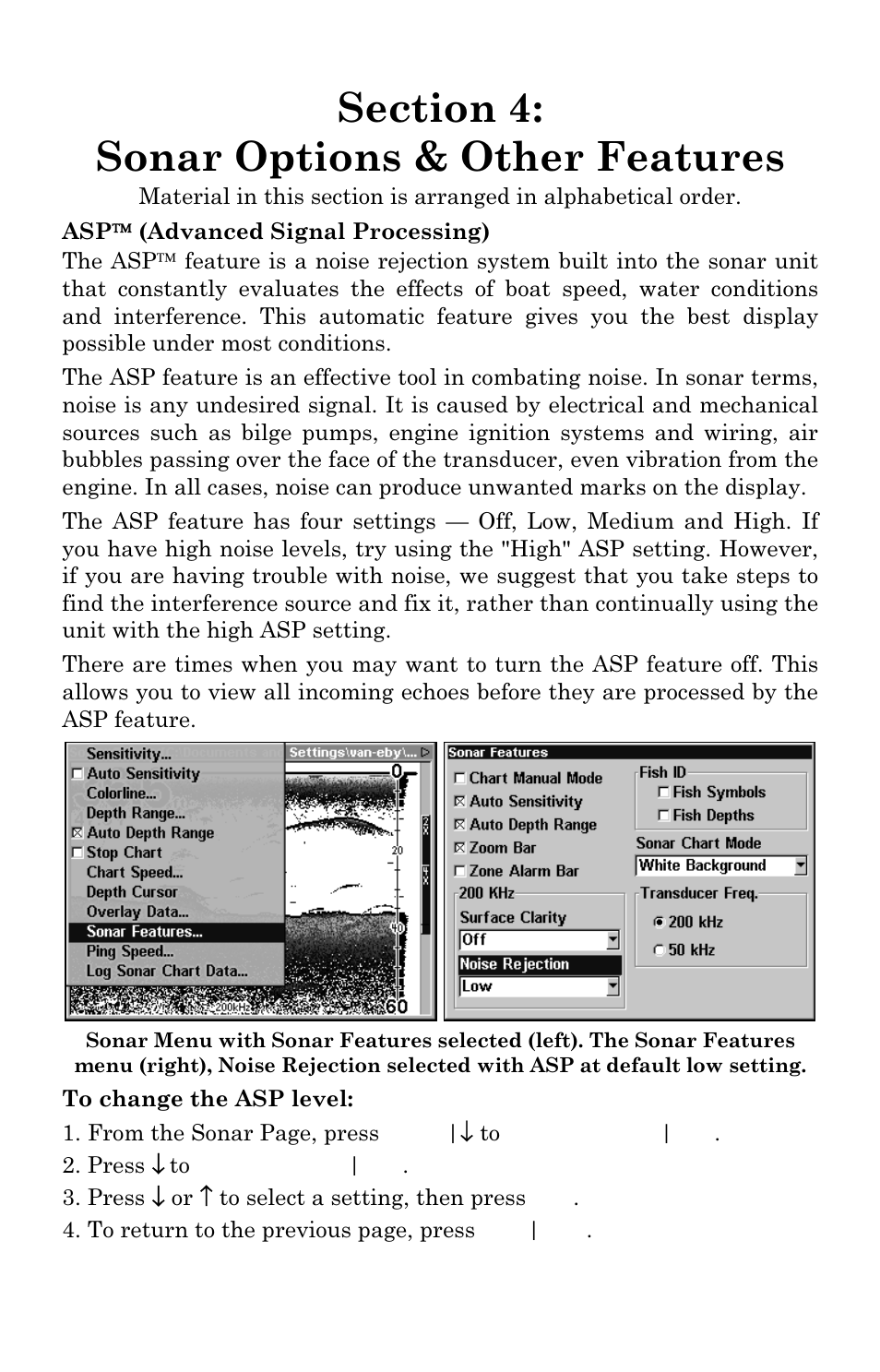 Eagle Electronics FISHSTRIKE 1000C User Manual | Page 63 / 204