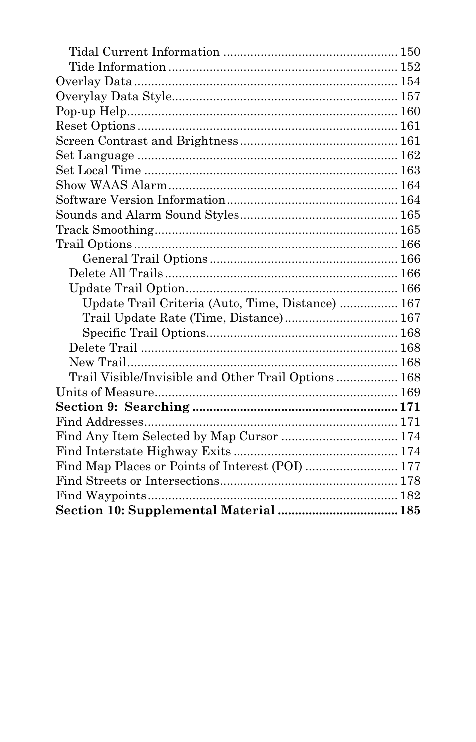 Eagle Electronics FISHSTRIKE 1000C User Manual | Page 7 / 204