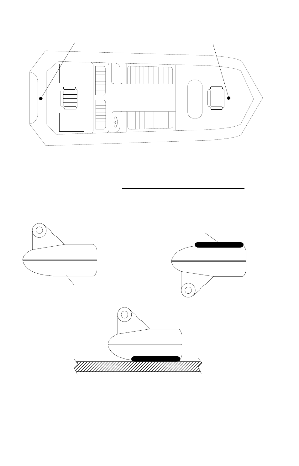 Shoot-thru-hull installation | Eagle Electronics STRATA 128 User Manual | Page 11 / 40