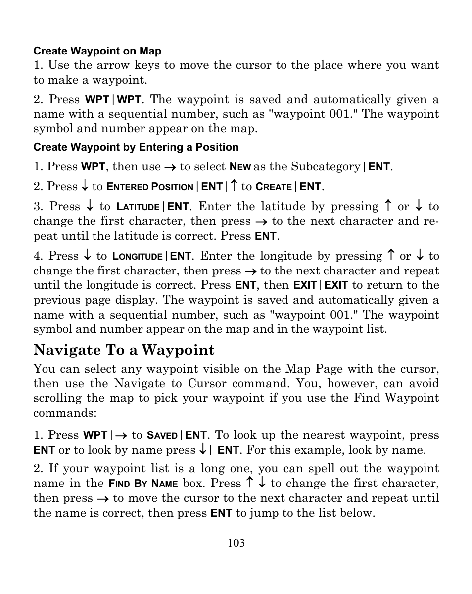 Navigate to a waypoint | Eagle Electronics CUDA 350 S/MAP User Manual | Page 111 / 180