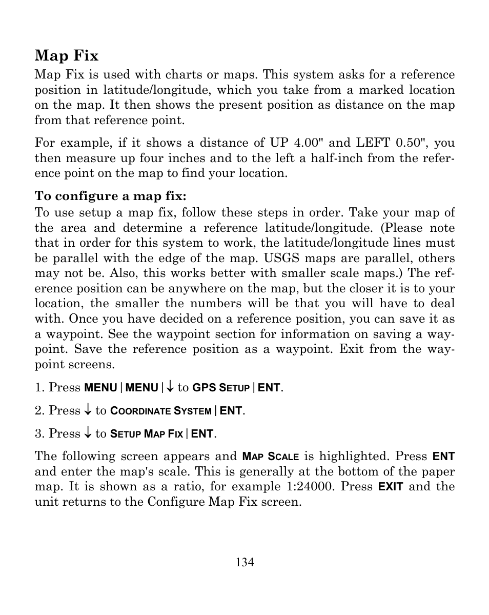 Map fix | Eagle Electronics CUDA 350 S/MAP User Manual | Page 142 / 180