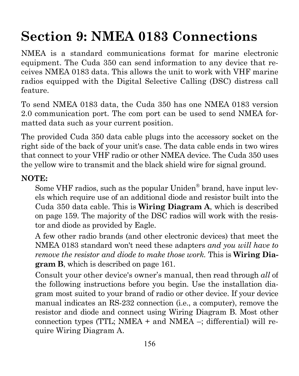 Eagle Electronics CUDA 350 S/MAP User Manual | Page 164 / 180