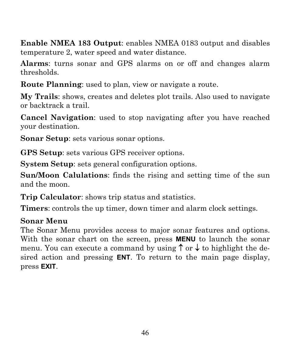 Eagle Electronics CUDA 350 S/MAP User Manual | Page 54 / 180