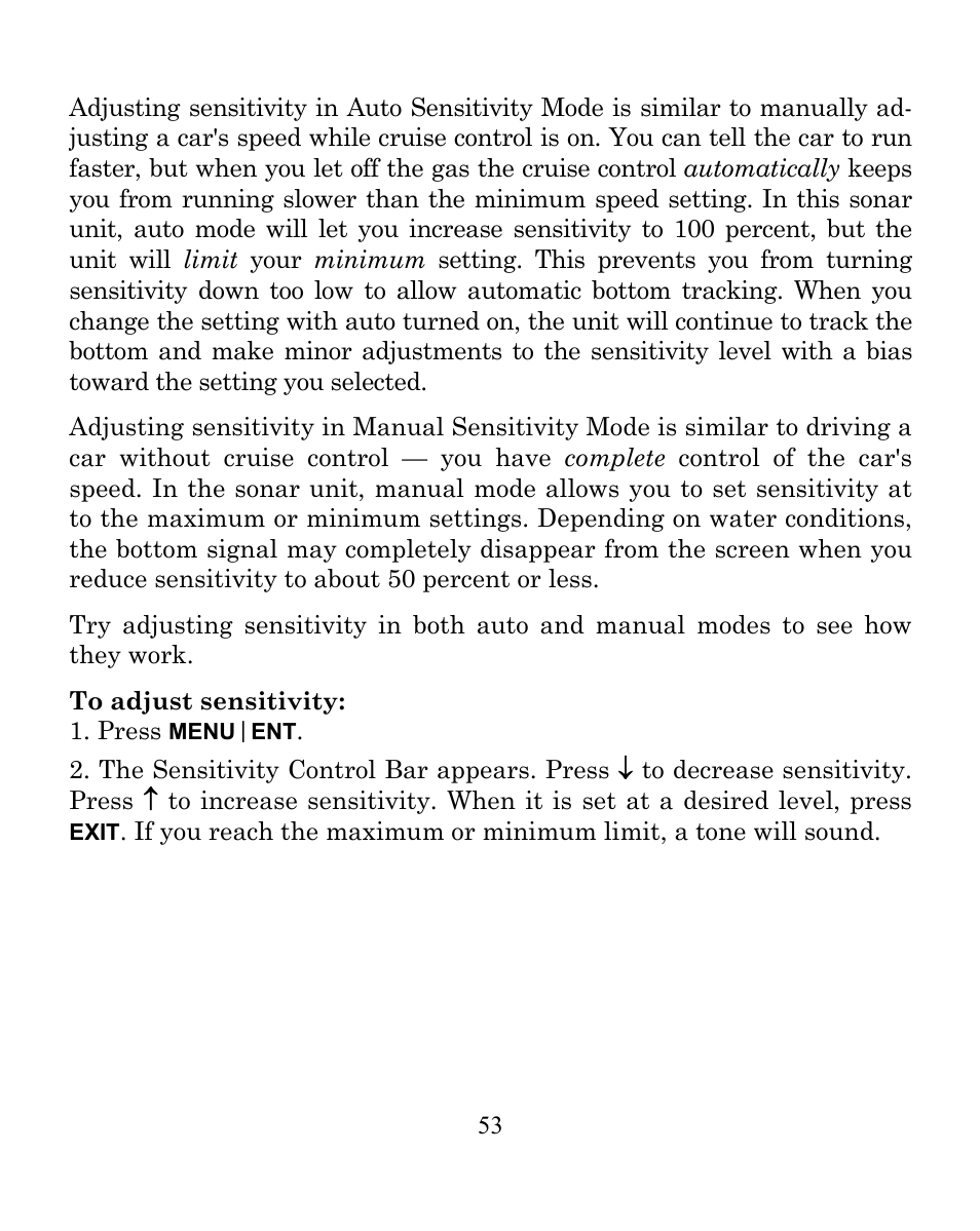 Eagle Electronics CUDA 350 S/MAP User Manual | Page 61 / 180