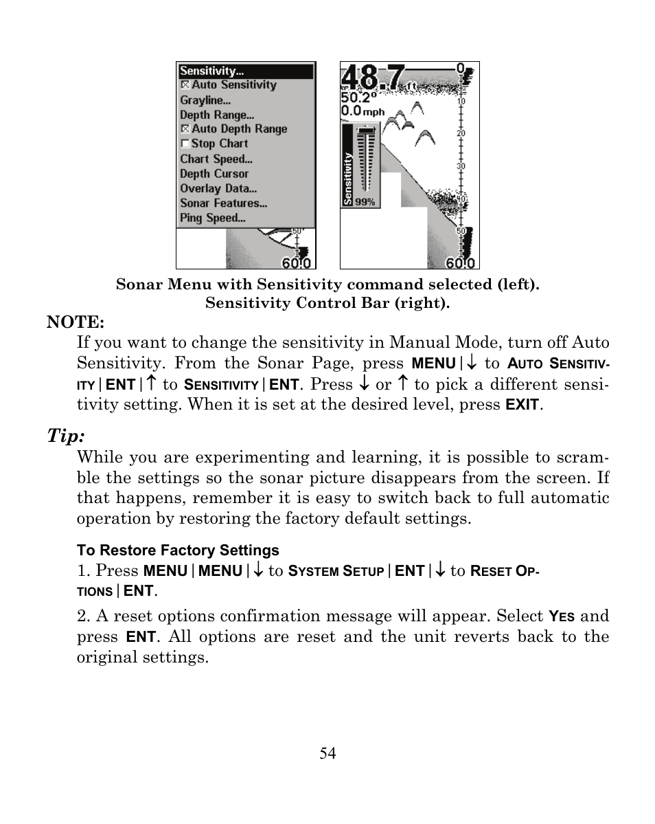 Eagle Electronics CUDA 350 S/MAP User Manual | Page 62 / 180