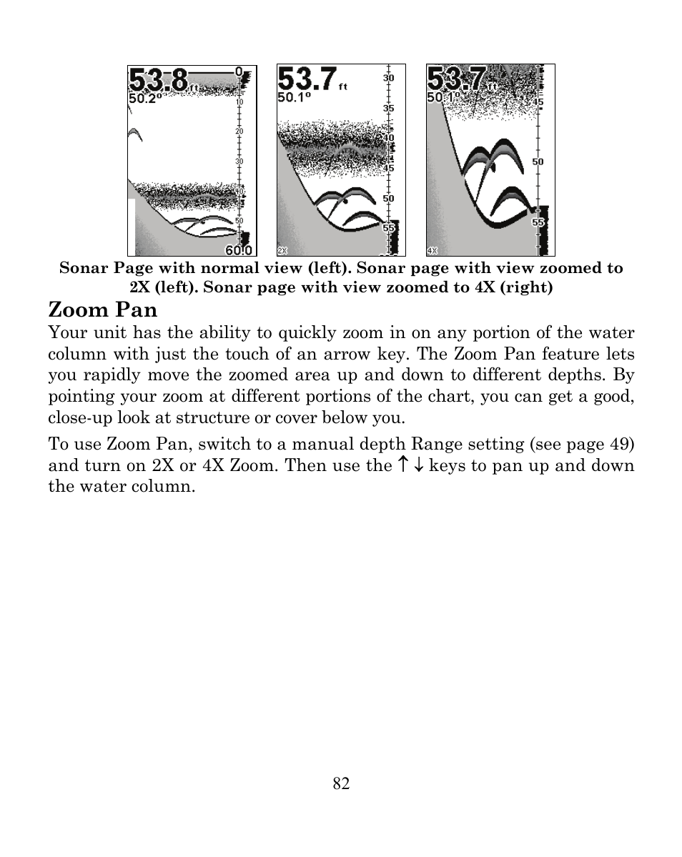 Zoom pan | Eagle Electronics CUDA 350 S/MAP User Manual | Page 90 / 180