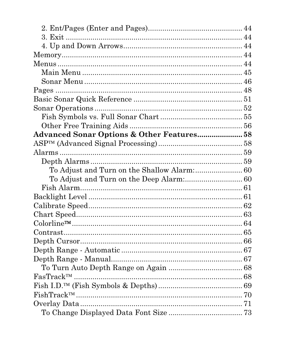 Eagle Electronics FISHEASY 320C User Manual | Page 4 / 104