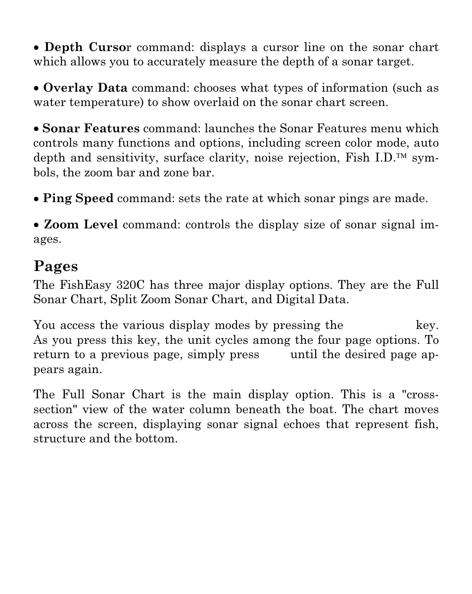 Pages | Eagle Electronics FISHEASY 320C User Manual | Page 50 / 104