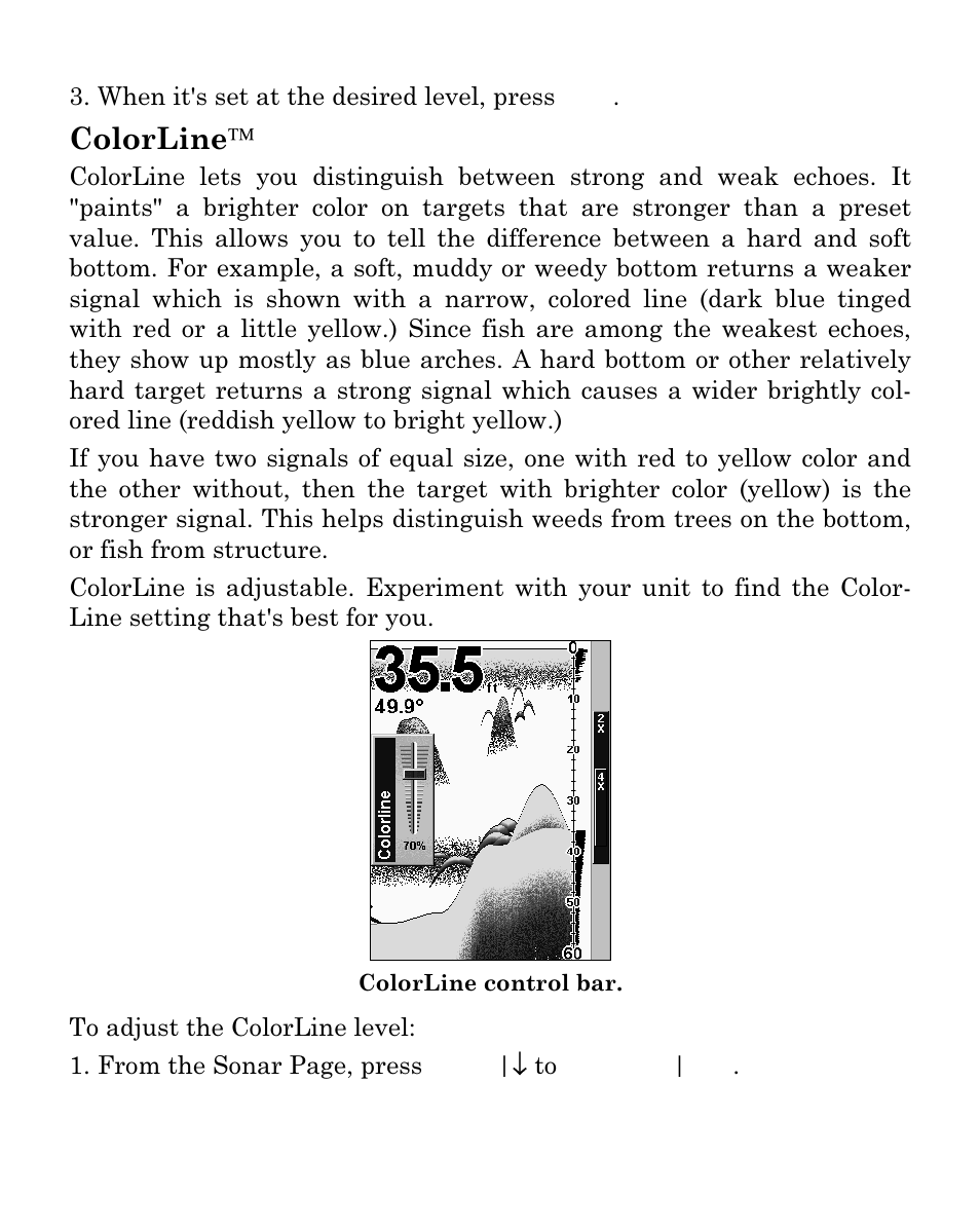 Colorline | Eagle Electronics FISHEASY 320C User Manual | Page 66 / 104