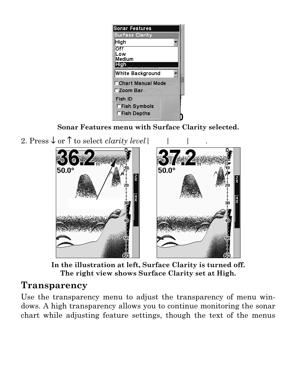 Transparency | Eagle Electronics FISHEASY 320C User Manual | Page 89 / 104