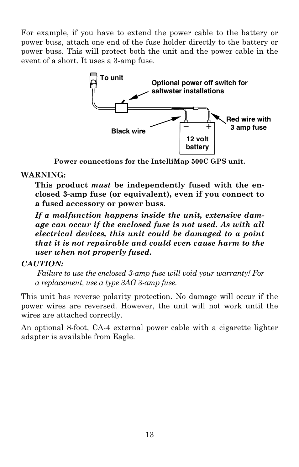 Eagle Electronics IntelliMap 500C User Manual | Page 19 / 140