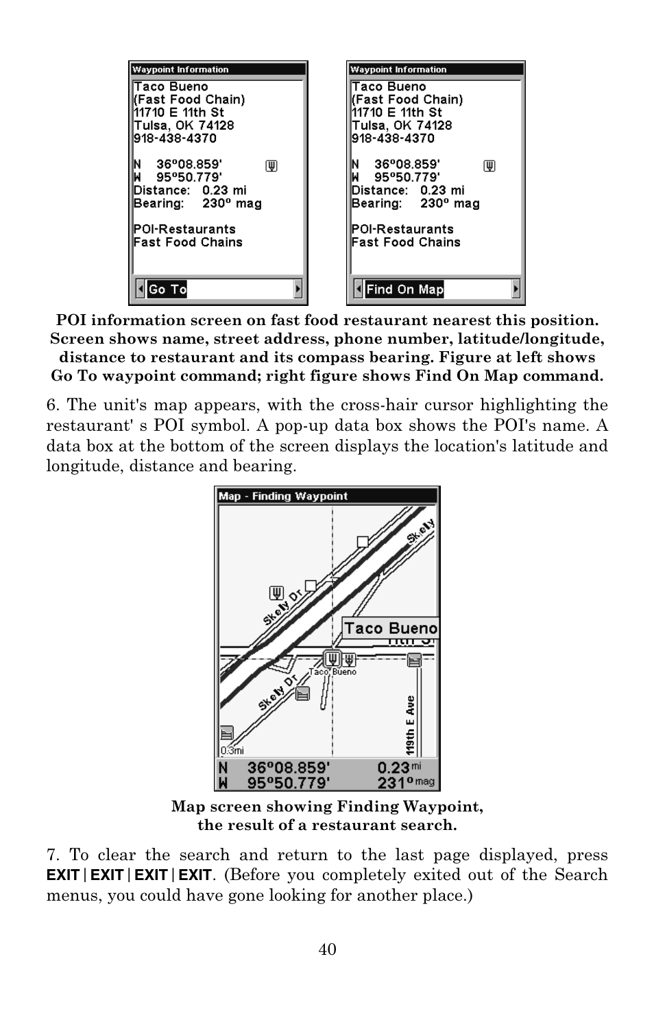 Eagle Electronics IntelliMap 500C User Manual | Page 46 / 140