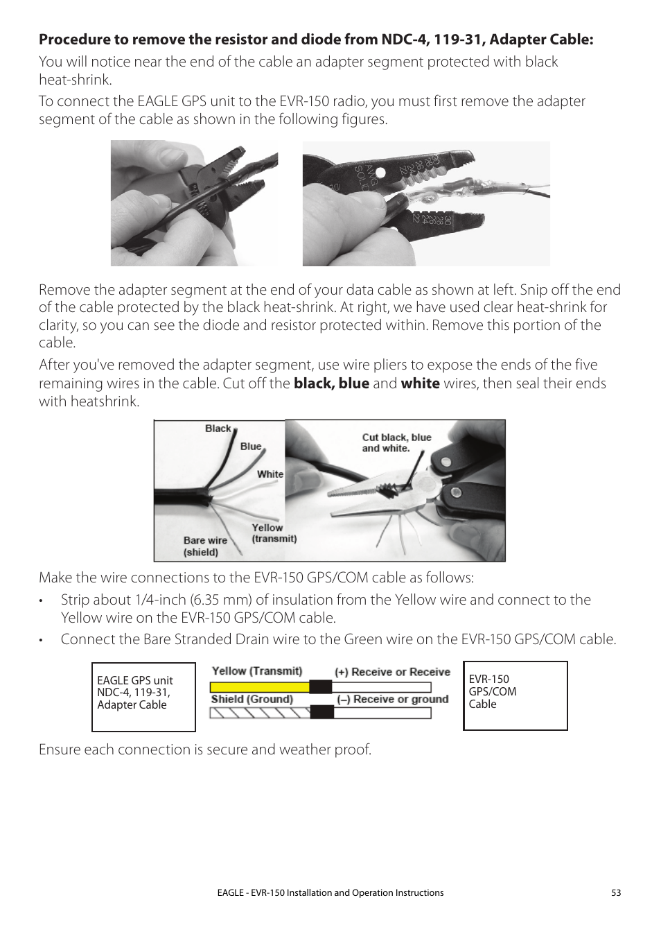 Eagle Electronics EVR-150 User Manual | Page 53 / 60