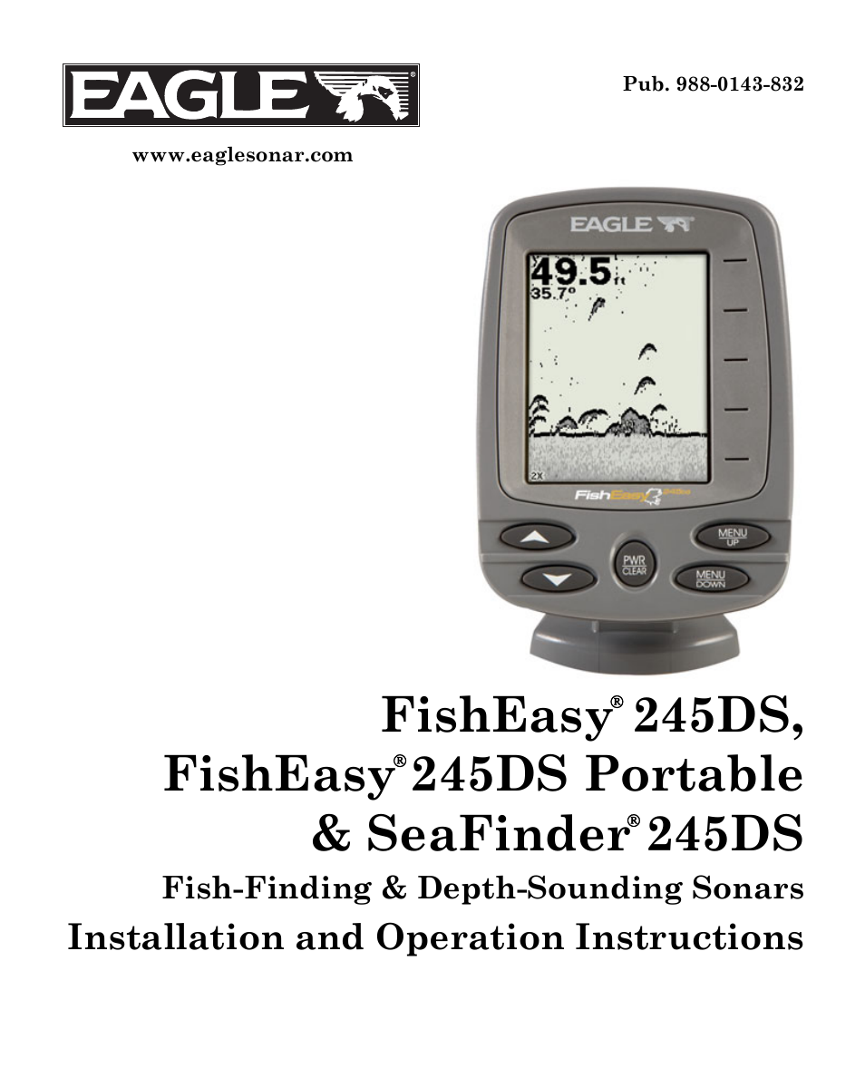 Eagle Electronics FISHEASY 245DS User Manual | 72 pages