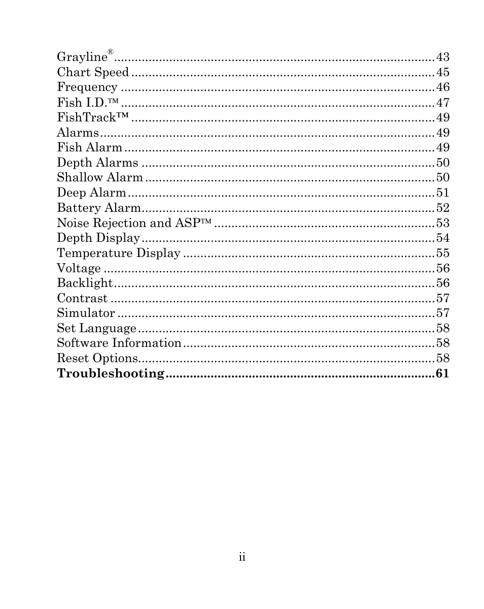 Eagle Electronics FISHEASY 245DS User Manual | Page 4 / 72