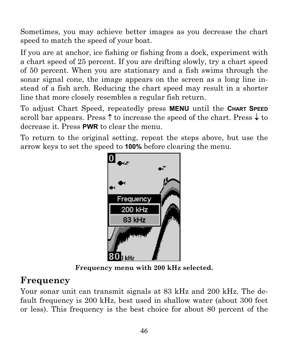 Frequency | Eagle Electronics FISHEASY 245DS User Manual | Page 50 / 72