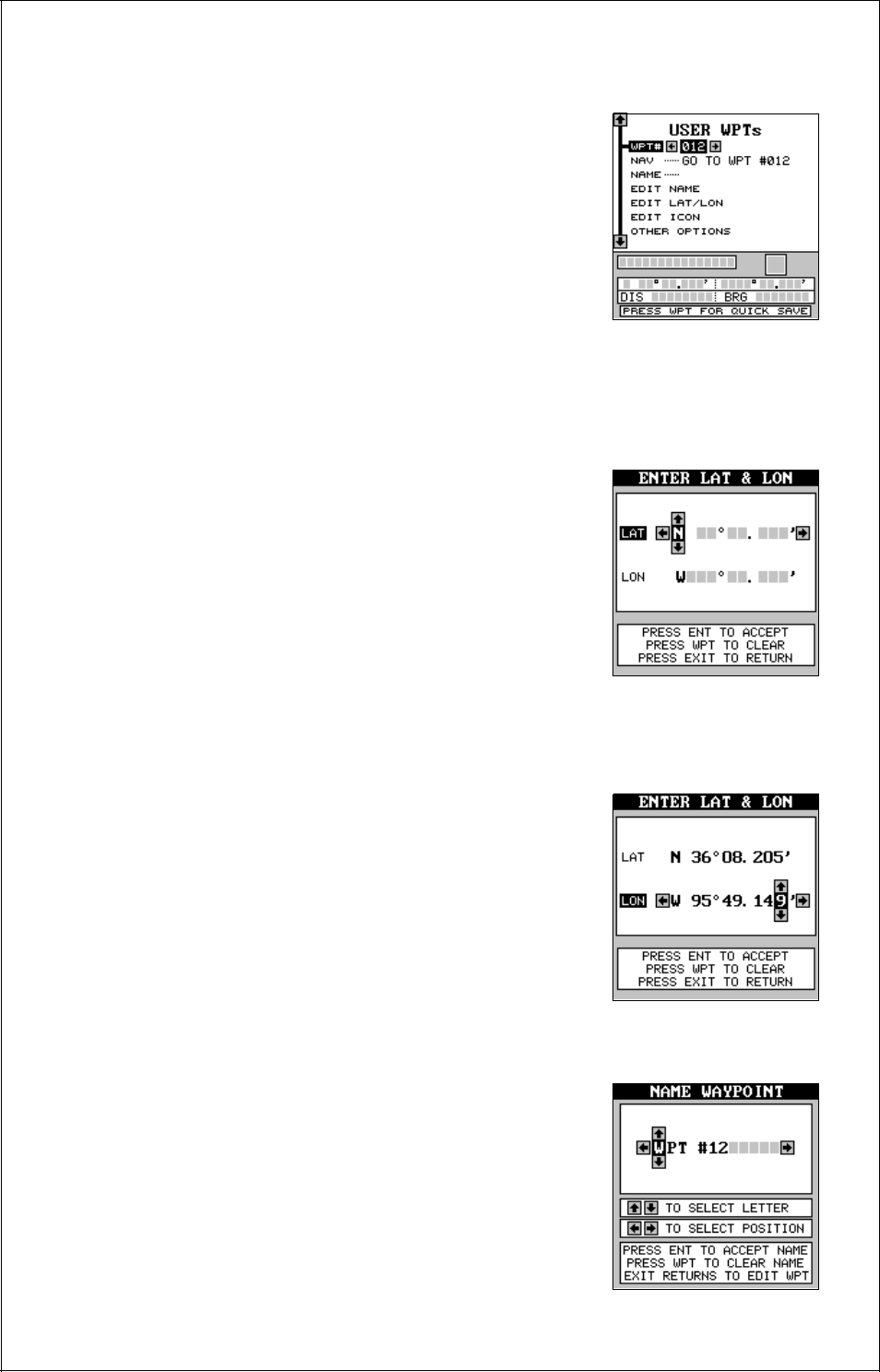 Eagle Electronics AccuMap 12 User Manual | Page 36 / 70