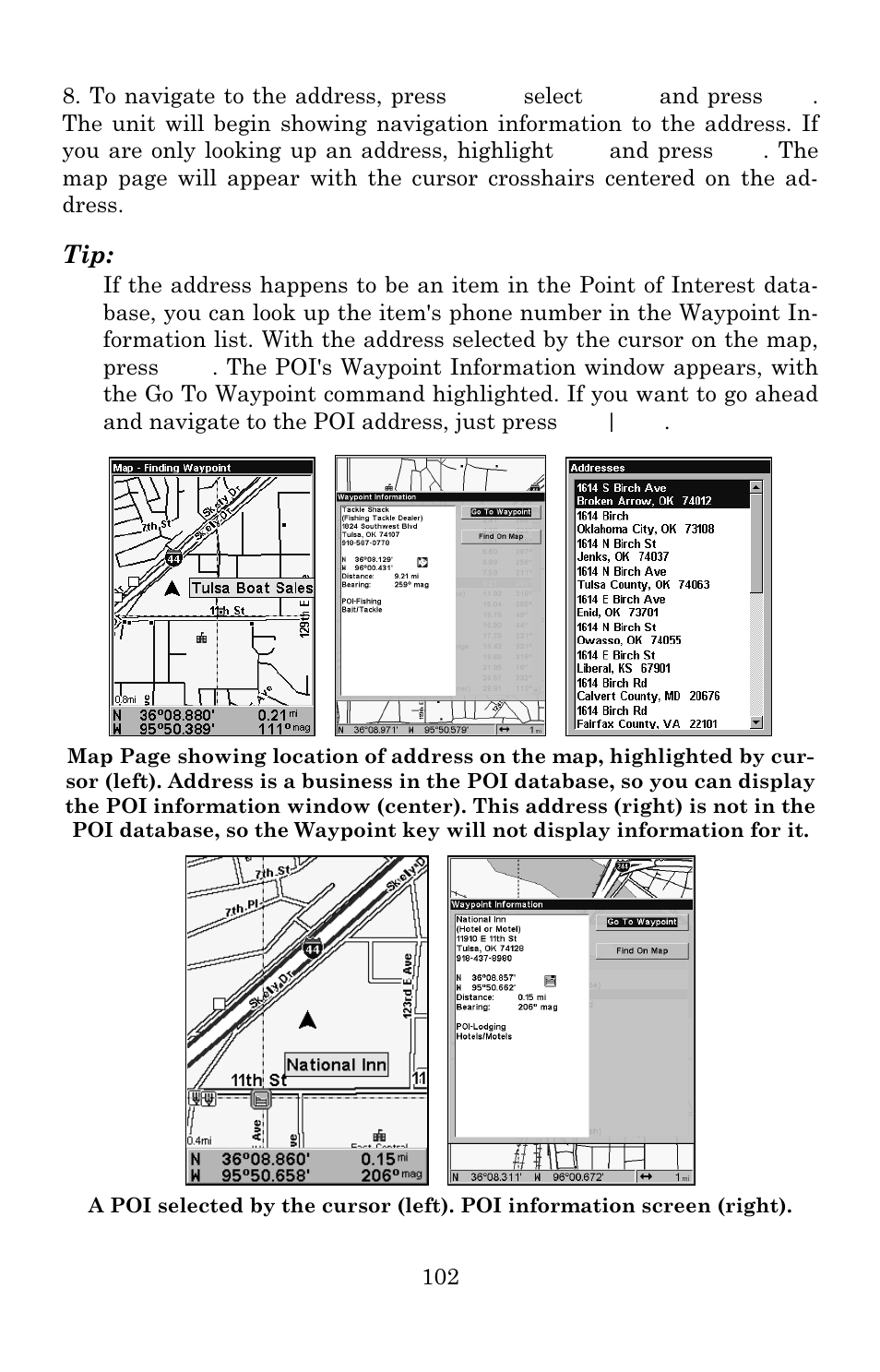 Eagle Electronics 642c iGPS User Manual | Page 108 / 132