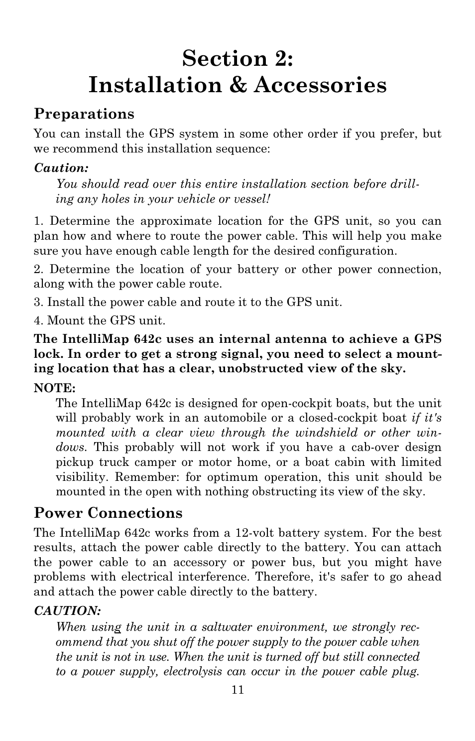 Eagle Electronics 642c iGPS User Manual | Page 17 / 132