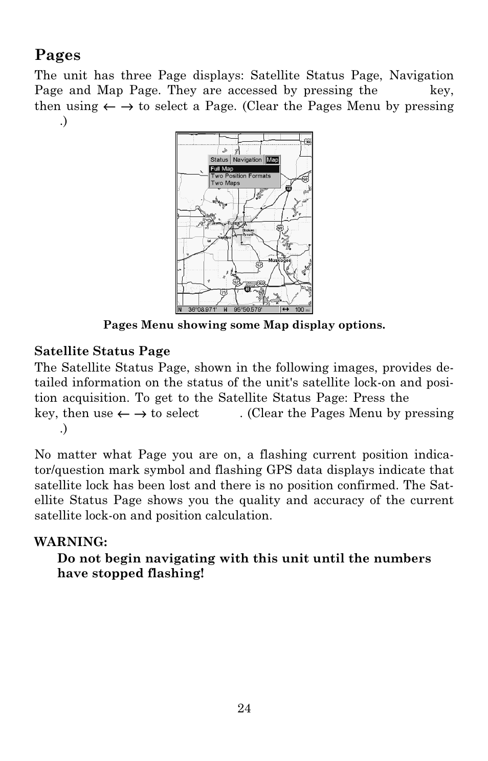 Pages | Eagle Electronics 642c iGPS User Manual | Page 30 / 132