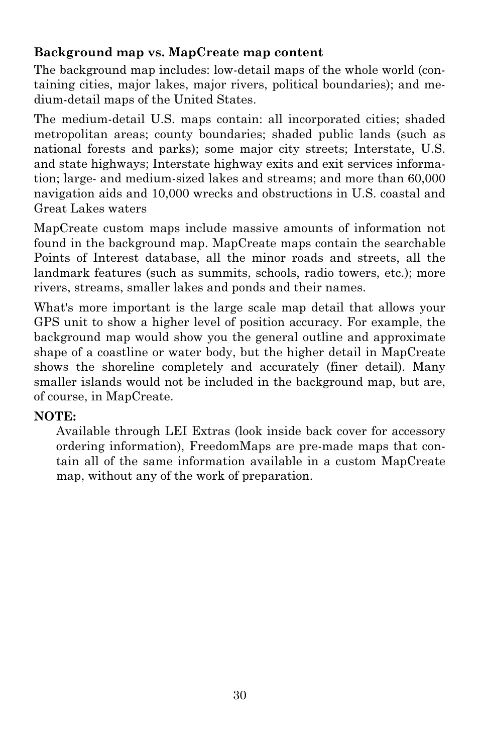 Eagle Electronics 642c iGPS User Manual | Page 36 / 132