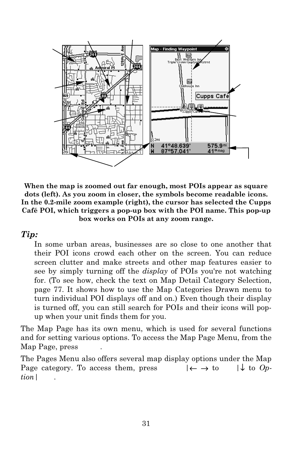 Eagle Electronics 642c iGPS User Manual | Page 37 / 132