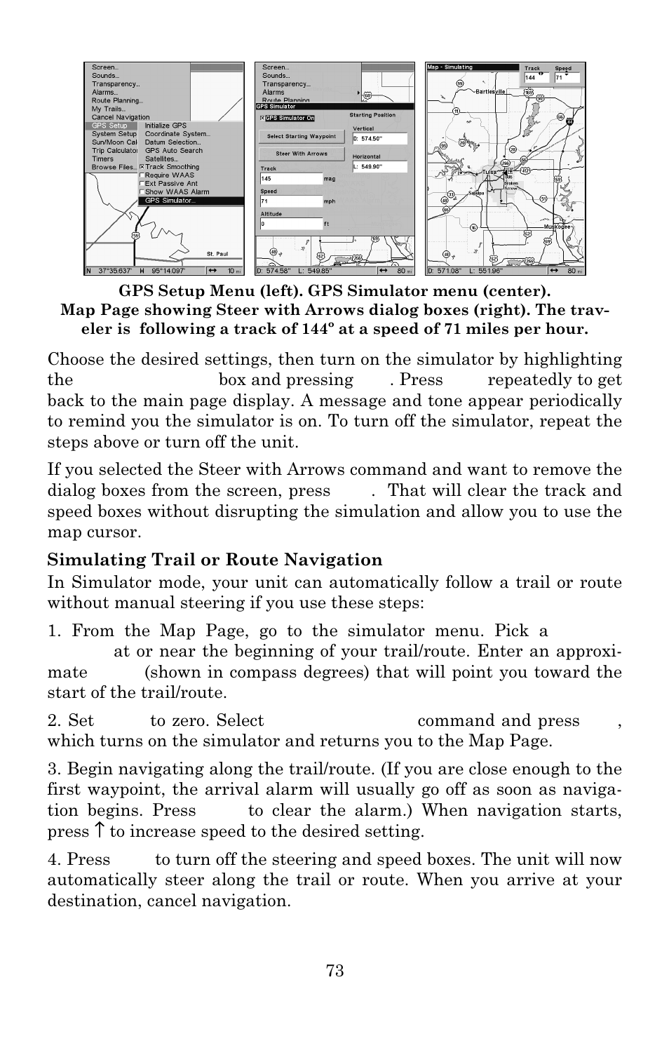 Eagle Electronics 642c iGPS User Manual | Page 79 / 132