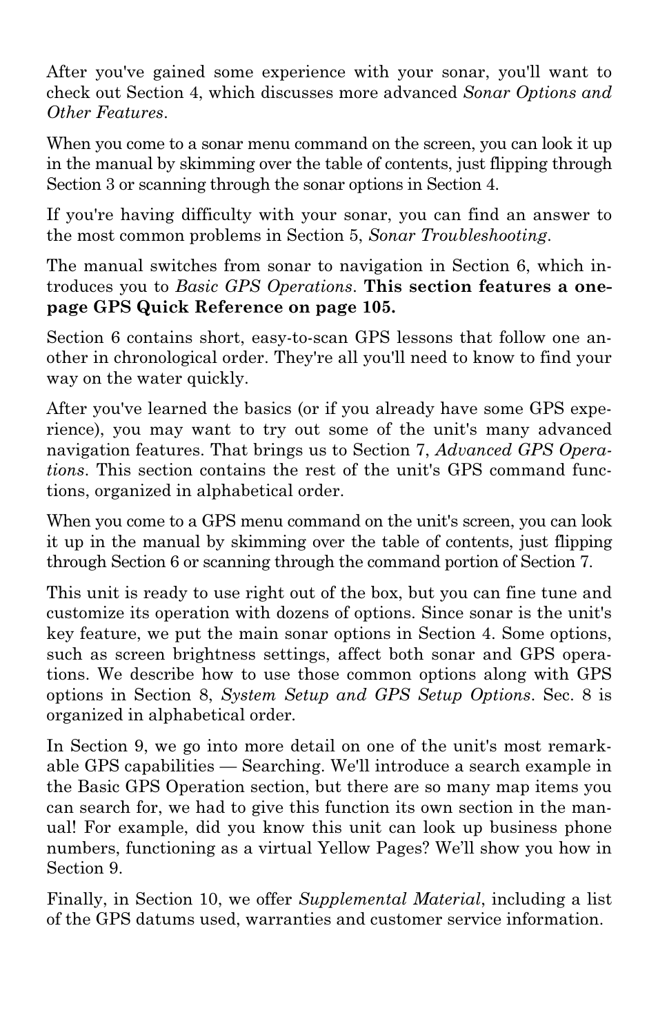 Eagle Electronics FishElite User Manual | Page 10 / 204