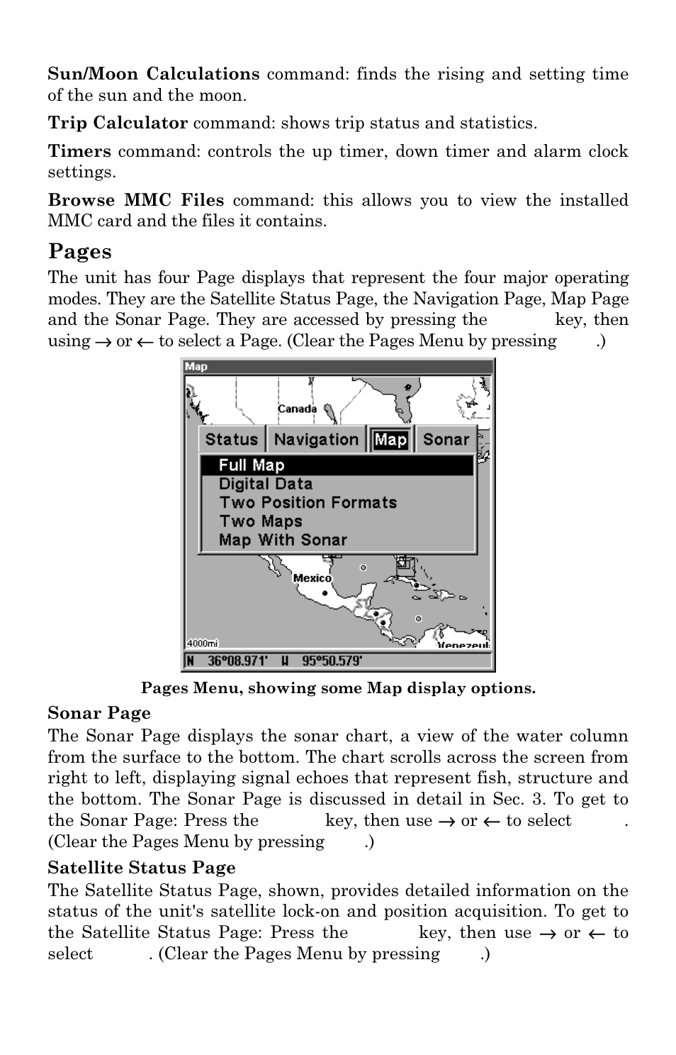 Pages | Eagle Electronics FishElite User Manual | Page 104 / 204