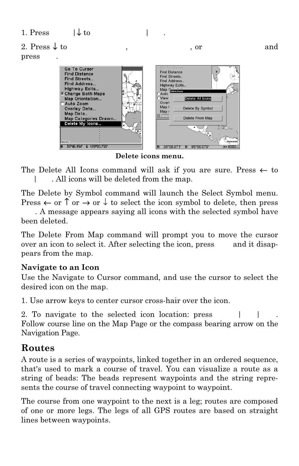 Routes | Eagle Electronics FishElite User Manual | Page 133 / 204