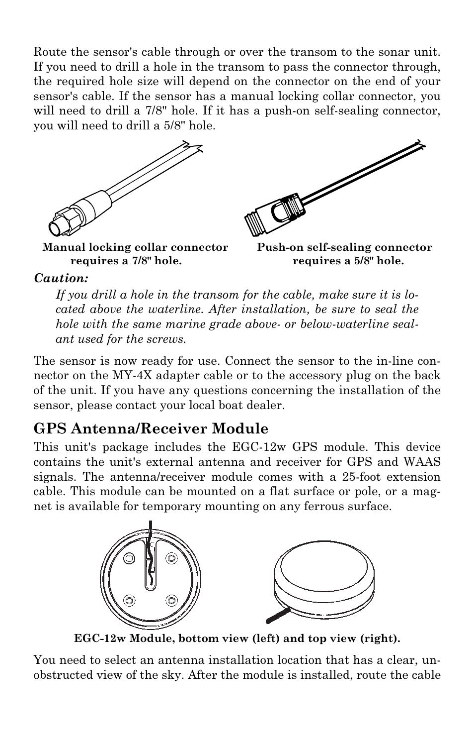 Gps antenna/receiver module | Eagle Electronics FishElite User Manual | Page 40 / 204