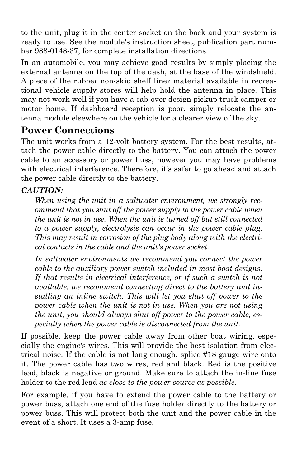 Power connections | Eagle Electronics FishElite User Manual | Page 41 / 204