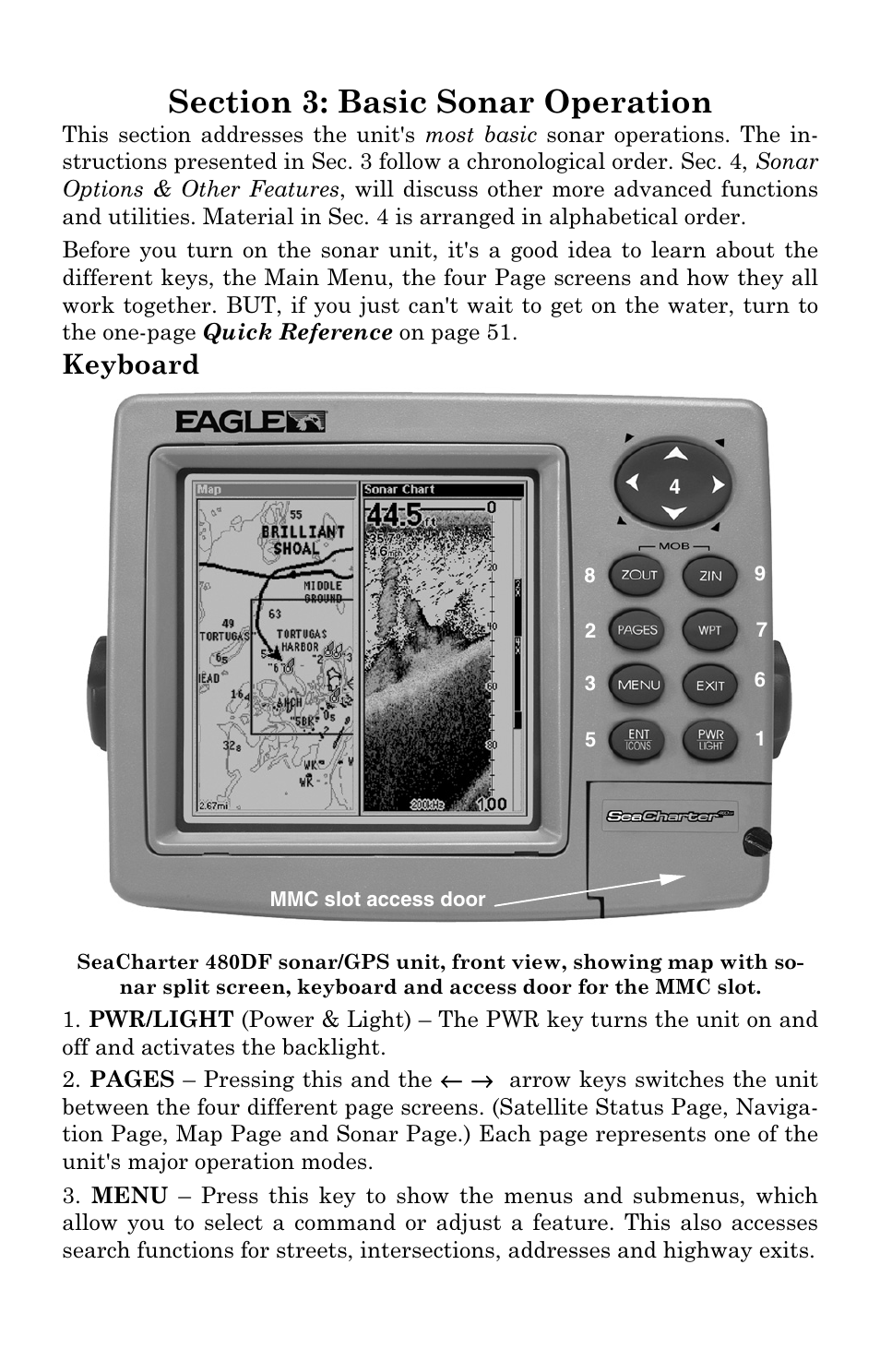 Keyboard | Eagle Electronics FishElite User Manual | Page 51 / 204