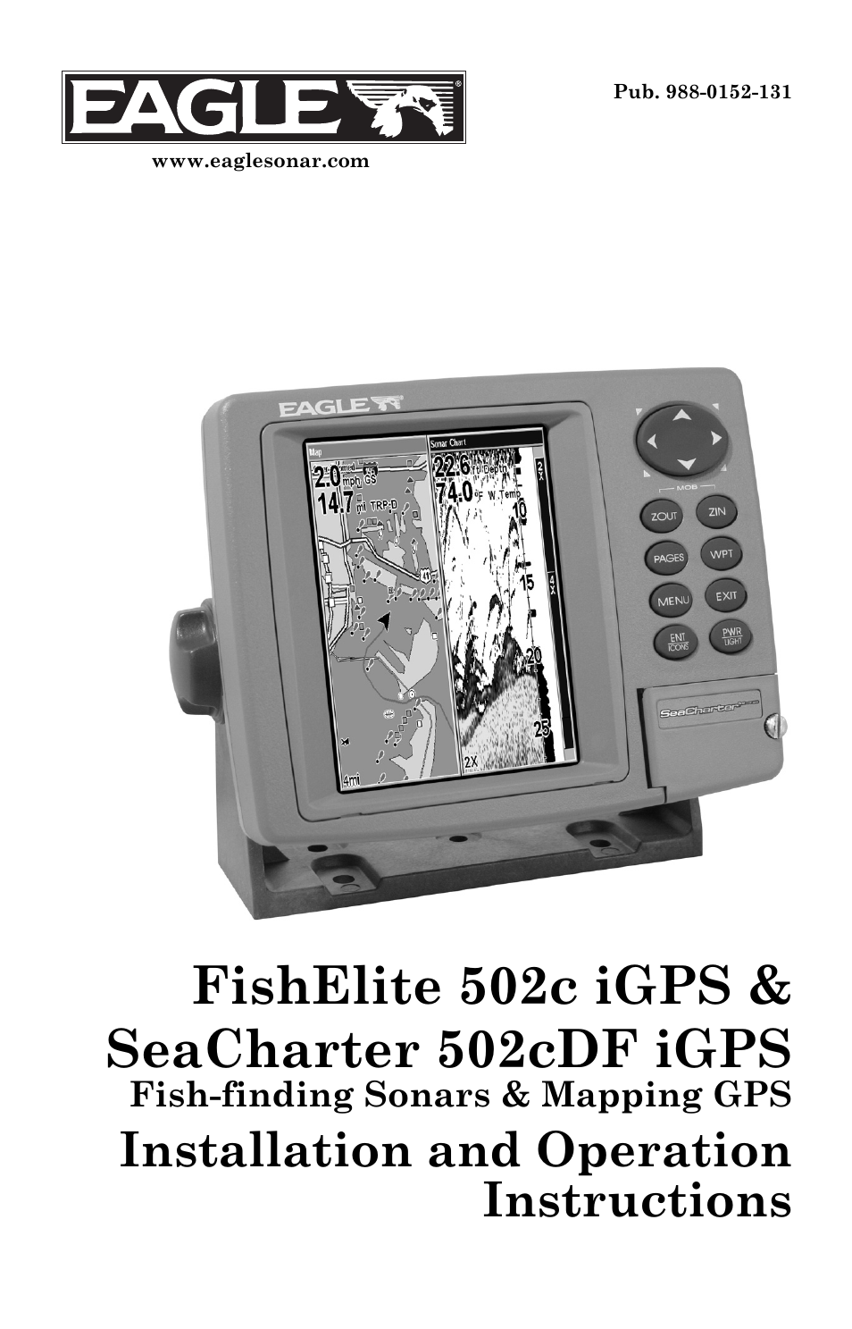 Eagle Electronics SeaCharter 502cDF User Manual | 196 pages