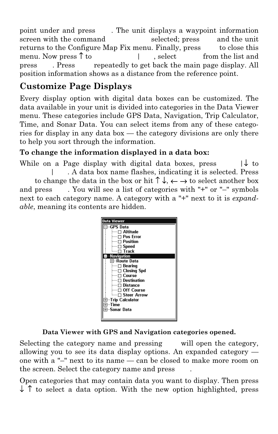 Customize page displays | Eagle Electronics SeaCharter 502cDF User Manual | Page 145 / 196