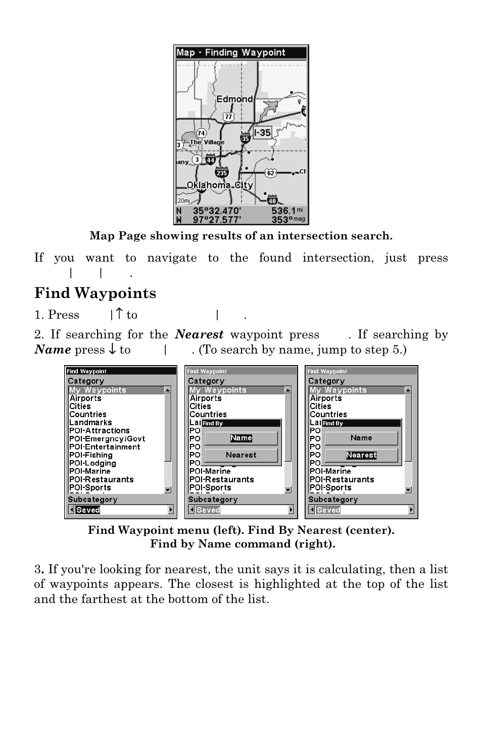 Find waypoints | Eagle Electronics SeaCharter 502cDF User Manual | Page 180 / 196