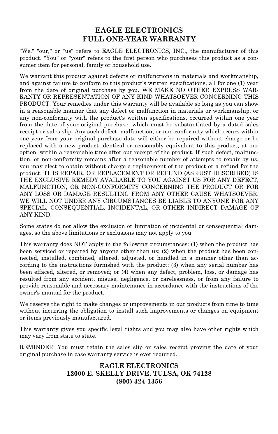 Eagle Electronics SeaCharter 502cDF User Manual | Page 193 / 196