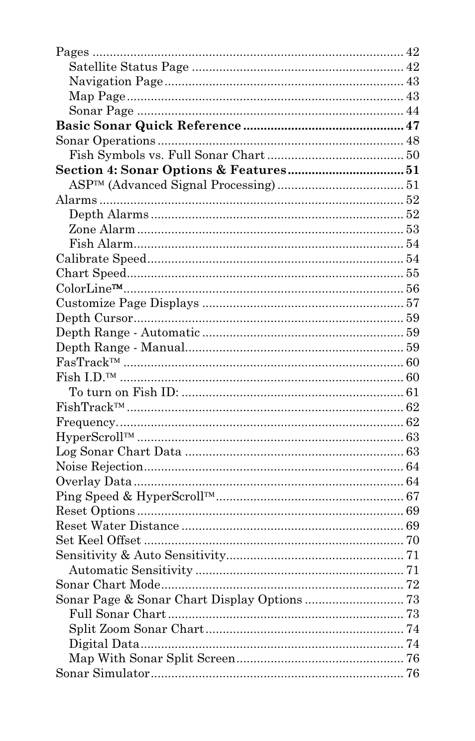 Eagle Electronics SeaCharter 502cDF User Manual | Page 4 / 196