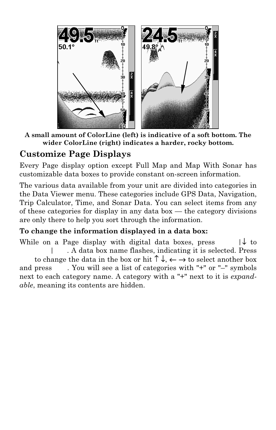 Customize page displays | Eagle Electronics SeaCharter 502cDF User Manual | Page 65 / 196