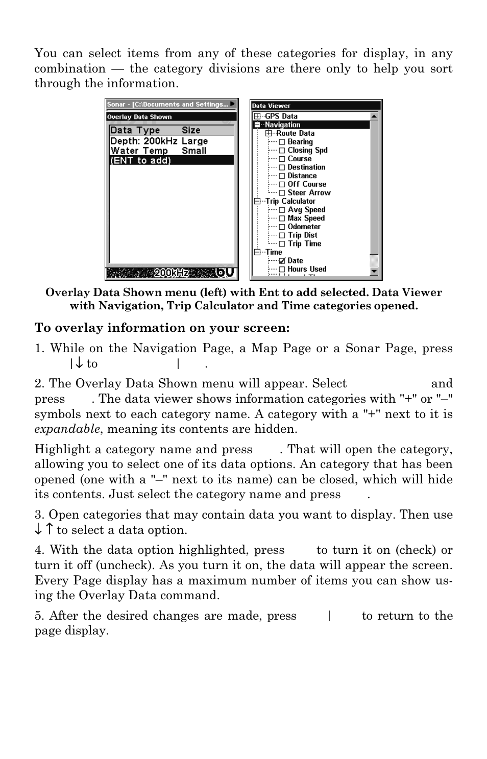 Eagle Electronics SeaCharter 502cDF User Manual | Page 73 / 196