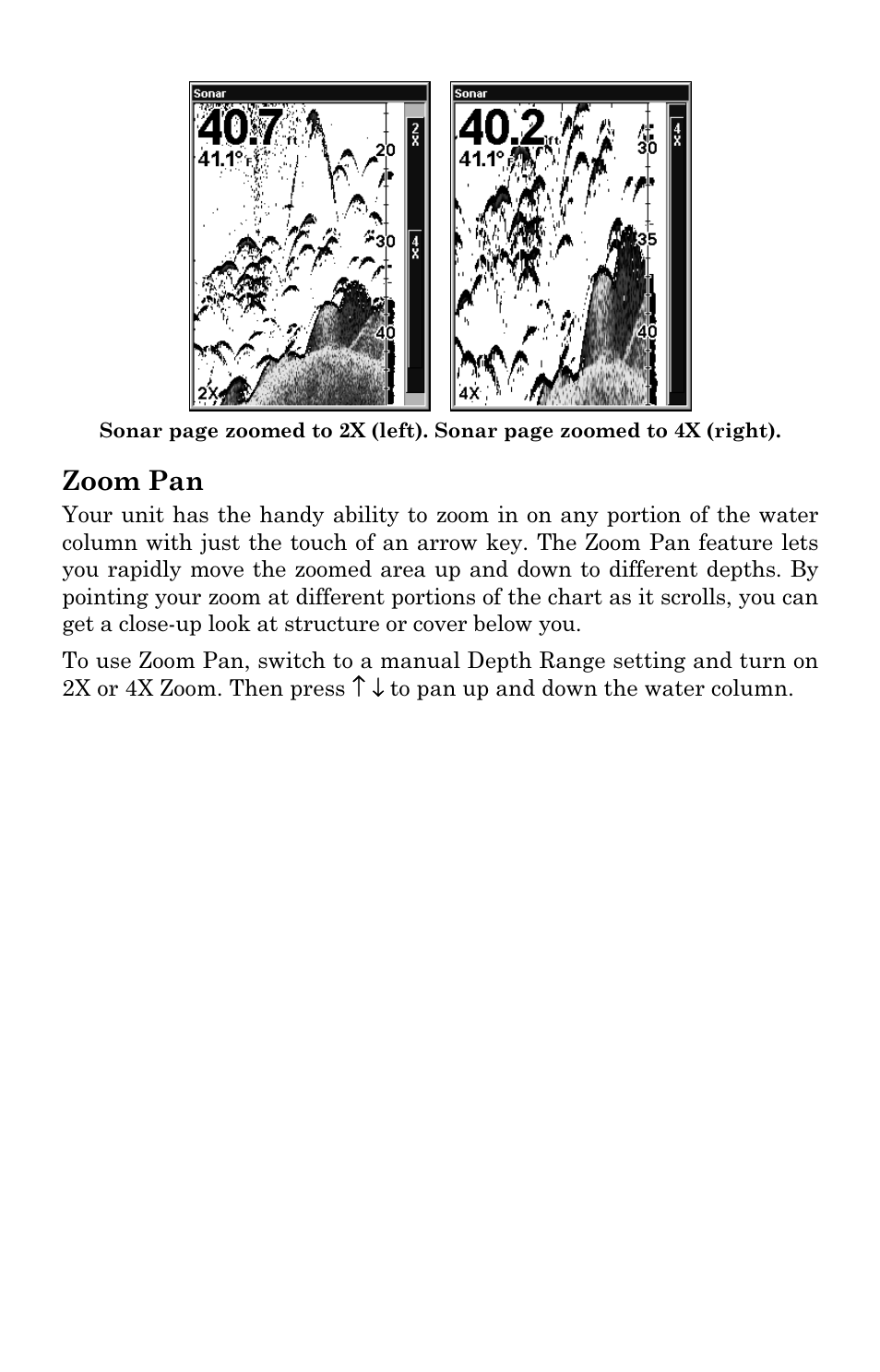 Zoom pan | Eagle Electronics SeaCharter 502cDF User Manual | Page 88 / 196