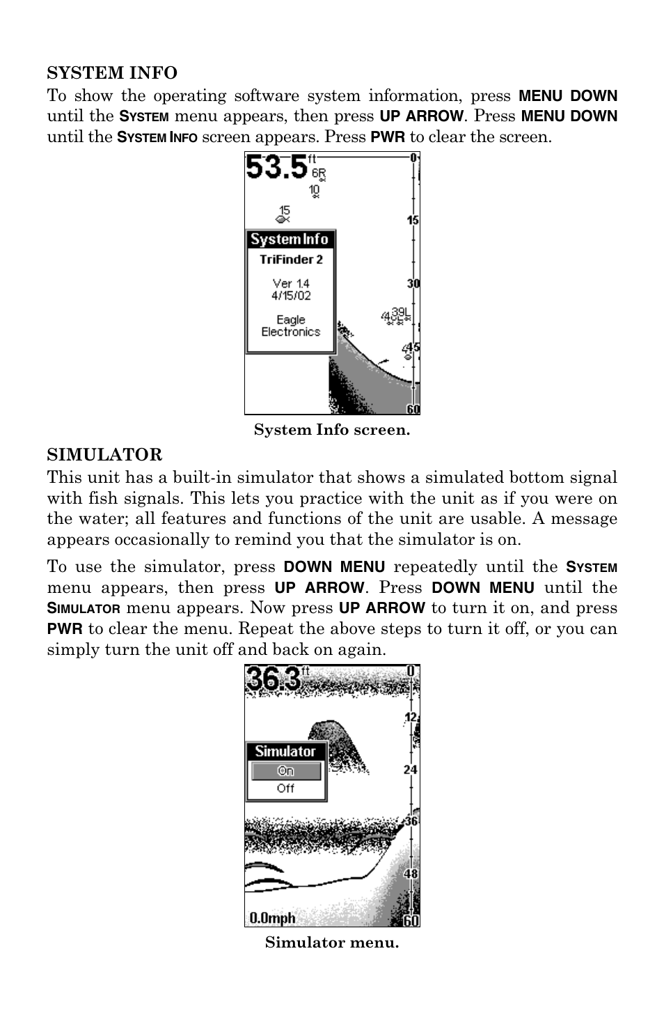 Eagle Electronics TRIFINDER 2 User Manual | Page 46 / 56