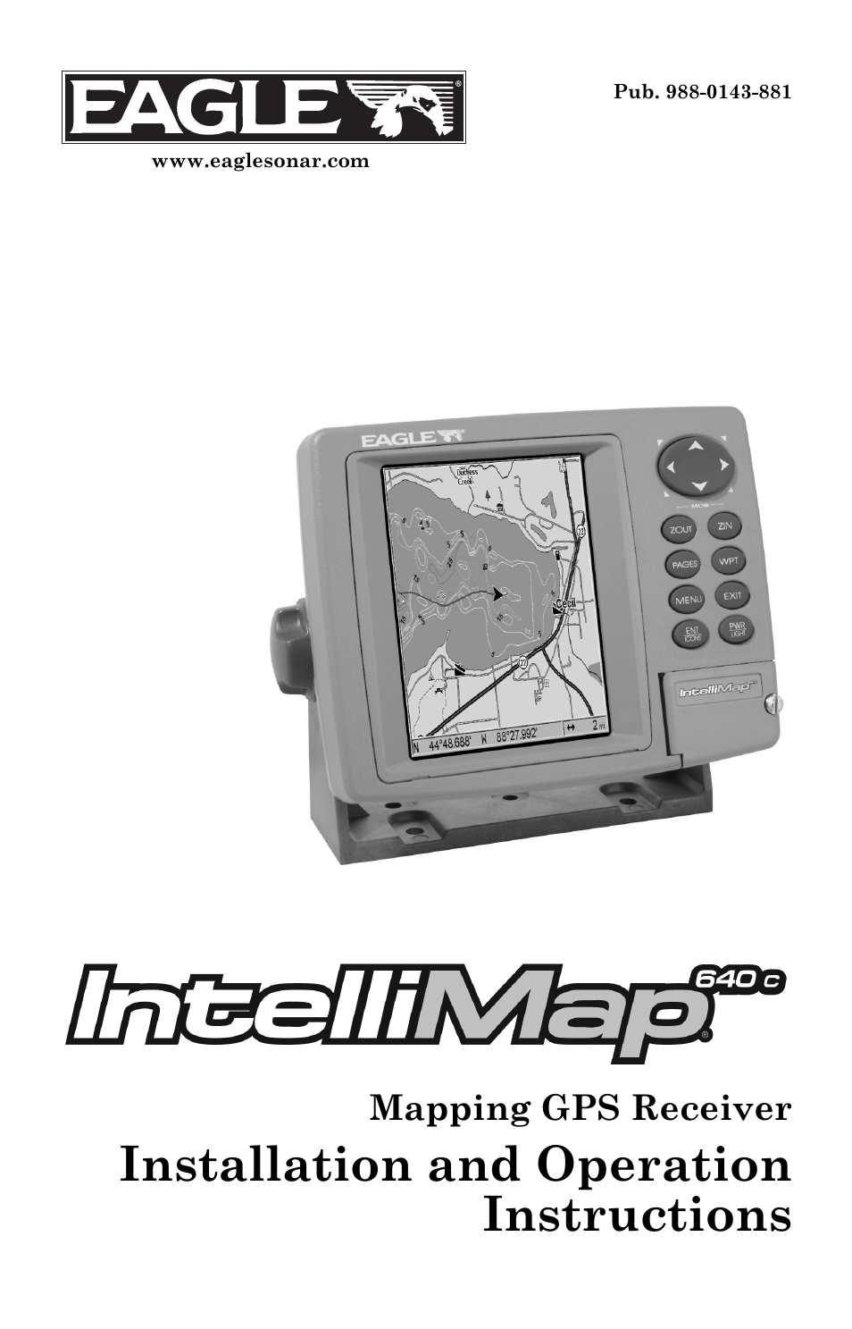 Eagle Electronics IntelliMap 640C User Manual | 136 pages