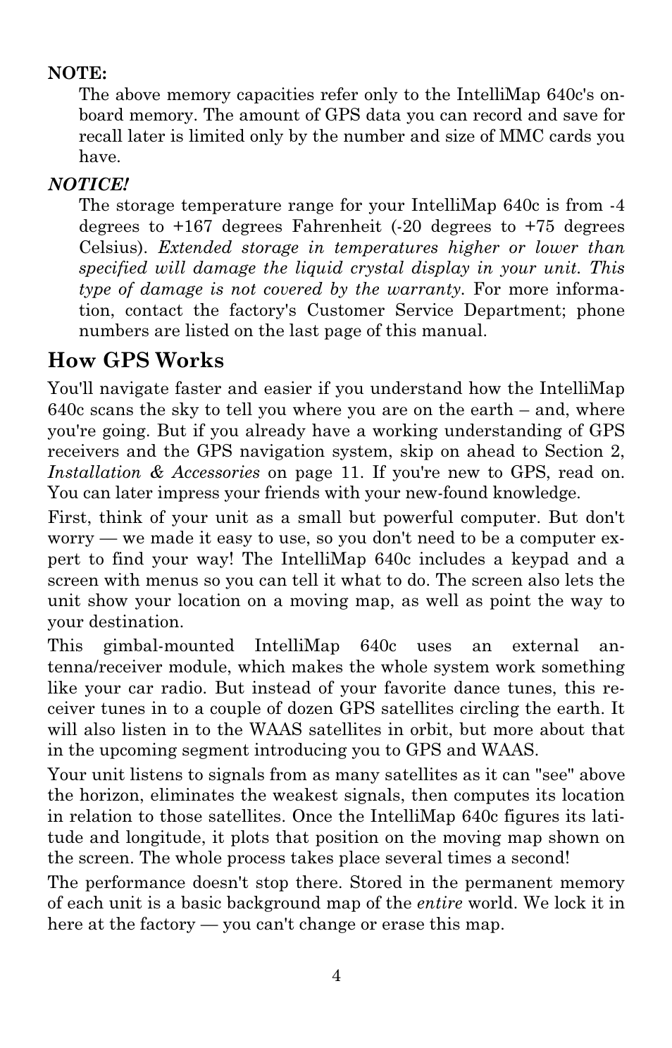 How gps works | Eagle Electronics IntelliMap 640C User Manual | Page 10 / 136