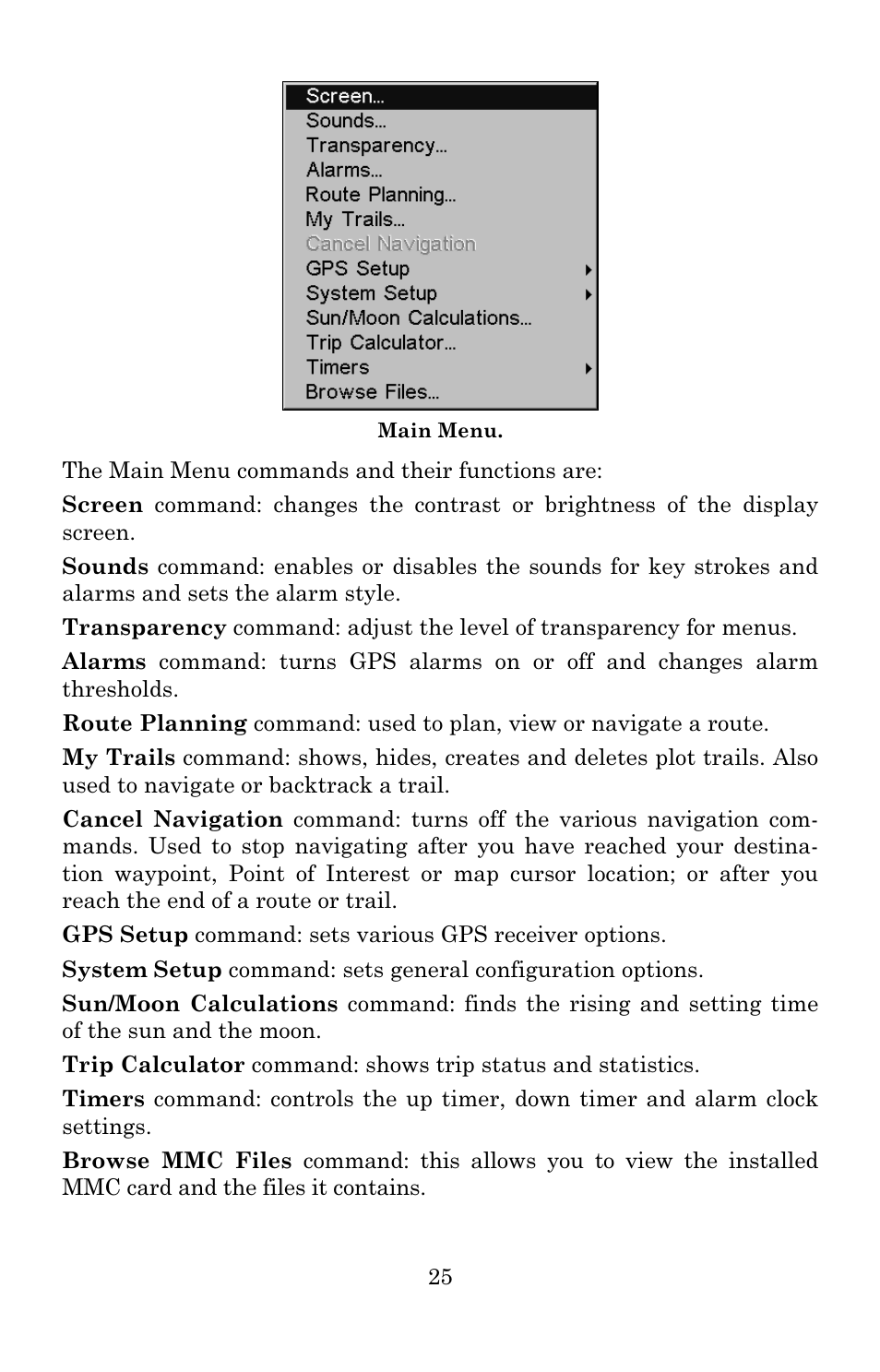 Eagle Electronics IntelliMap 640C User Manual | Page 31 / 136