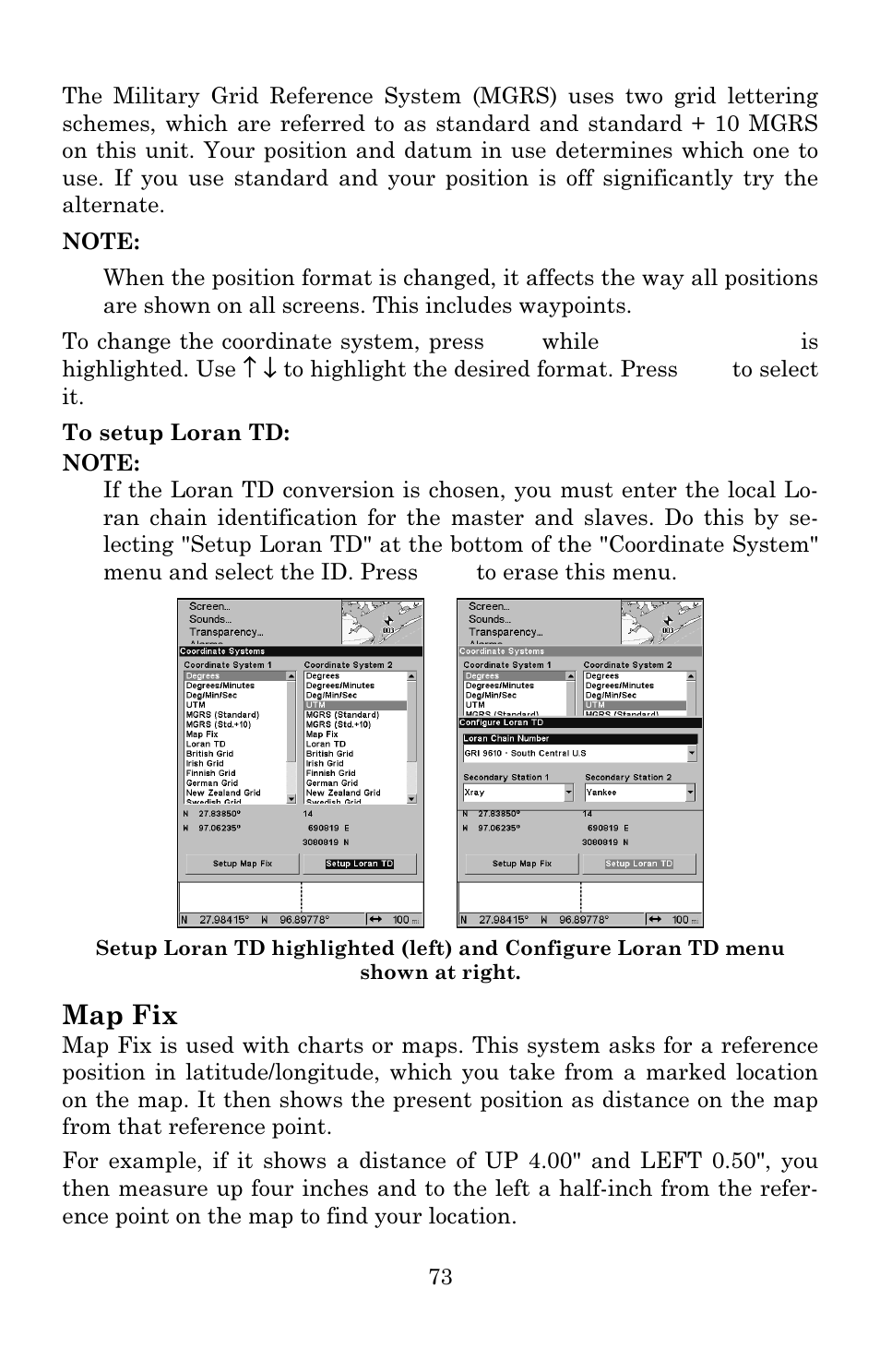 Map fix | Eagle Electronics IntelliMap 640C User Manual | Page 79 / 136