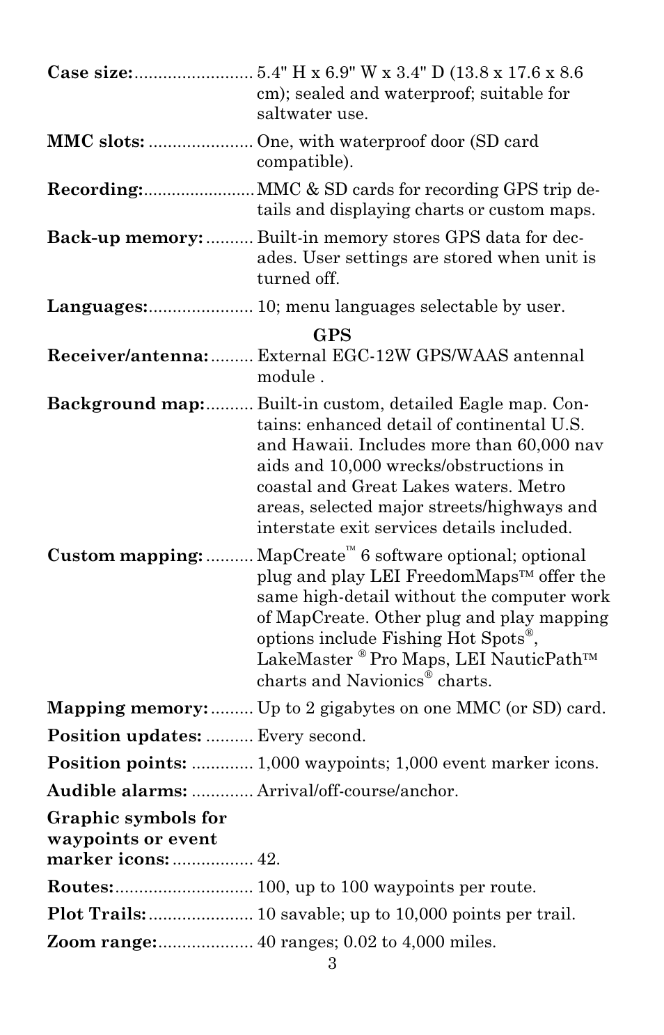 Eagle Electronics IntelliMap 640C User Manual | Page 9 / 136