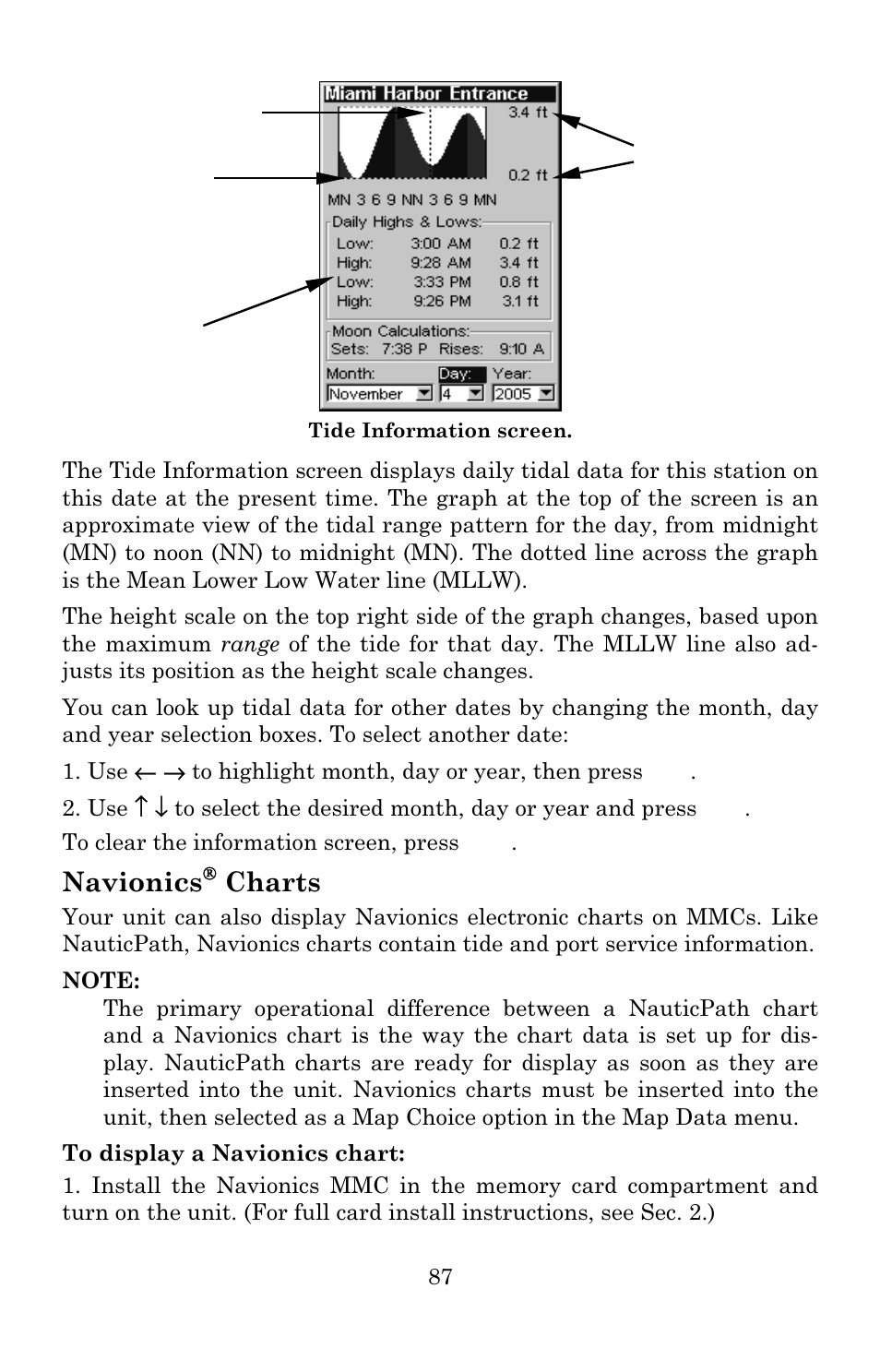 Navionics, Charts | Eagle Electronics IntelliMap 640C User Manual | Page 93 / 136