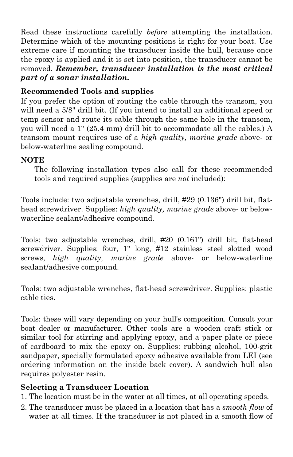 Eagle Electronics SeaChamp 2000 User Manual | Page 20 / 200